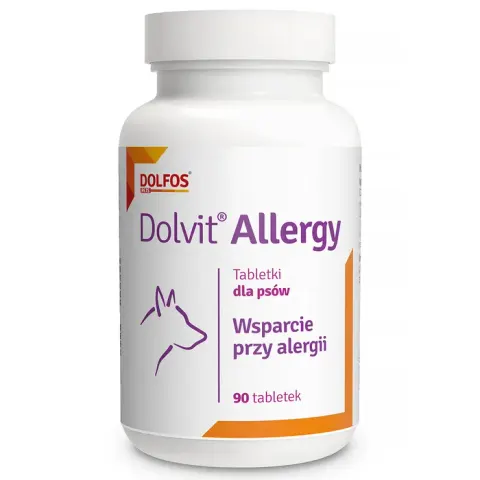 Dolfos Dolvit Allergy 90 tabletek – wsparcie przy alergii dla psów