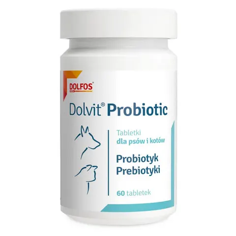 Dolfos Dolvit Probiotic 60 tabletek – probiotyk i prebiotyki dla prawidłowej flory jelitowej