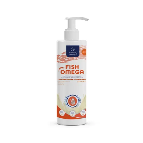 Hippovet Pharmacy Omega Fish 250 ml – olej rybny Omega-3 dla psów i kotów