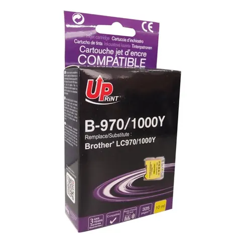 Tusz UPRINT zamiennik Brother LC-1000Y - żółty, 10 ml