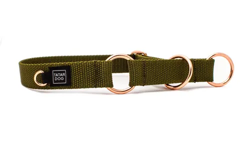Obroża dla psa półzaciskowa BASIC khaki
