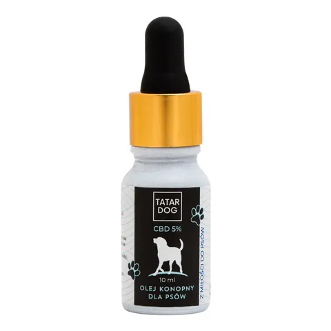 Olejek konopny CBD 5% DLA PSA - TATAR DOG