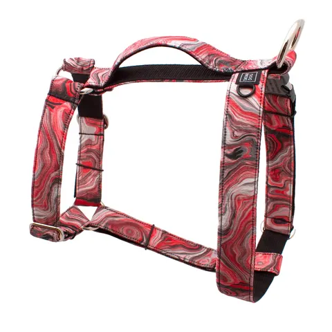 Szelki dla dużego psa GUARD lines PRO czerwone