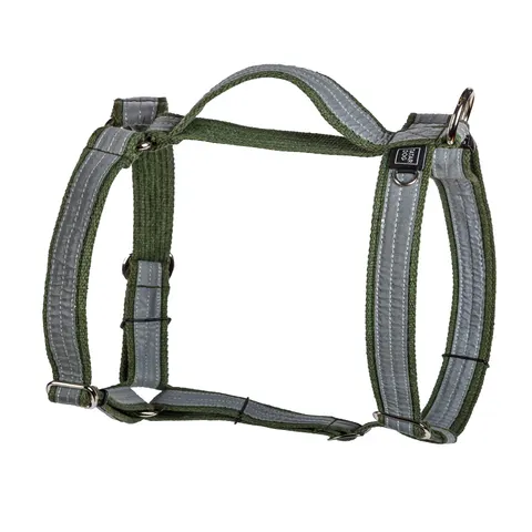 Szelki odblaskowe GUARD dla dużego psa PRO FLASH khaki