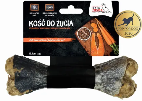 Kość do żucia dla psa na piękną, lśniącą sierść Syta Micha