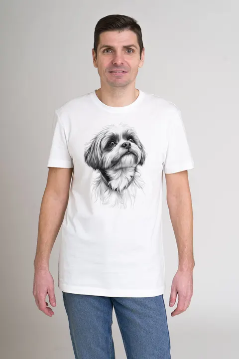 Koszulka bawełniana CANIS – Shih Tzu