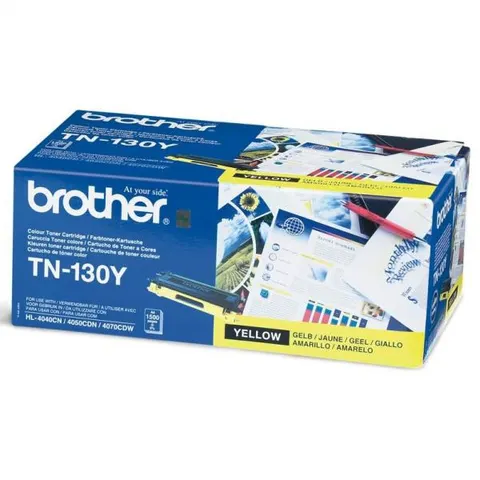 Toner BROTHER TN130Y - żółty, 1500 stron