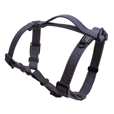 Szelki GUARD MINI dla małego psa NATURAL grafitowe