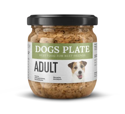 Dogs Plate Adult 360g