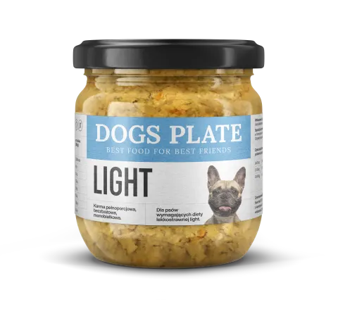 Dogs Plate Light 360g