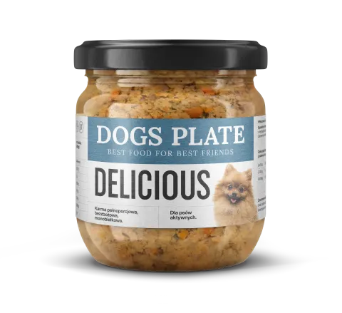 Dogs Plate Delicious 360g