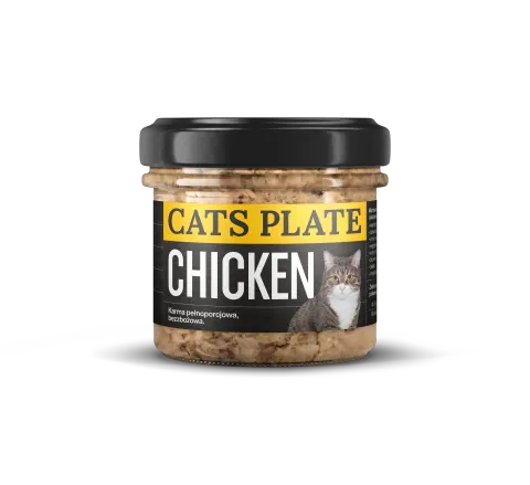 Cats Plate Chicken 100g
