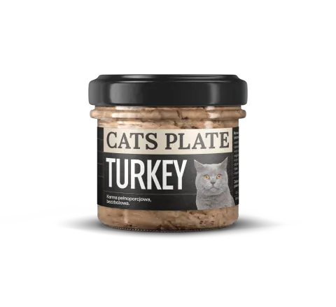Cats Plate Turkey 100g