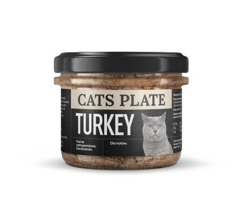 Cats Plate Turkey 180g