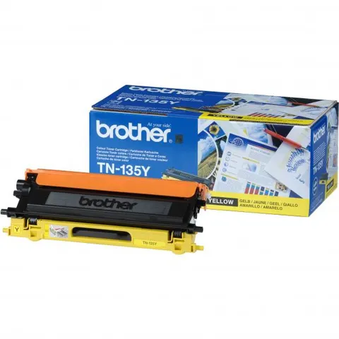 Toner BROTHER TN135Y - żółty, 4000 stron