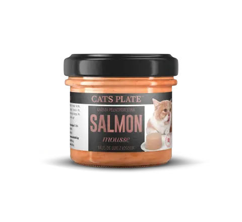 Cats Plate Salmon Mousse 100g