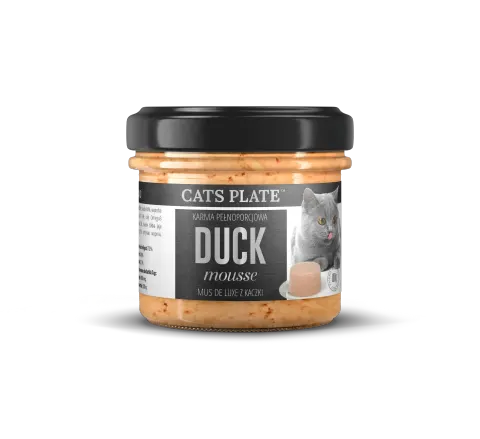 Cats Plate Duck Mousse 100g
