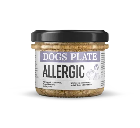 Dogs Plate Vet Allergic 180g