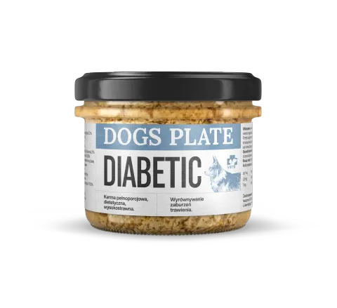 Dogs Plate Vet Diabetic 180g
