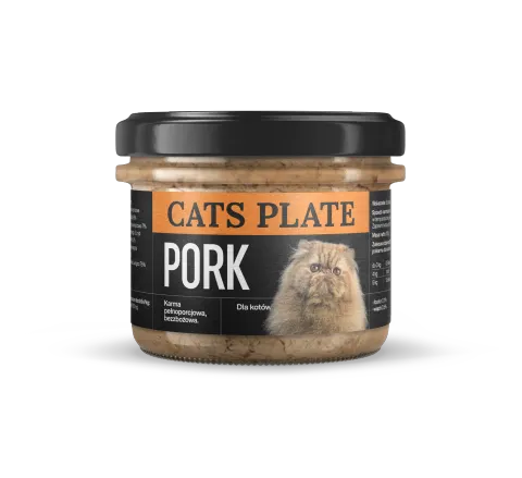 Cats Plate Pork 180g