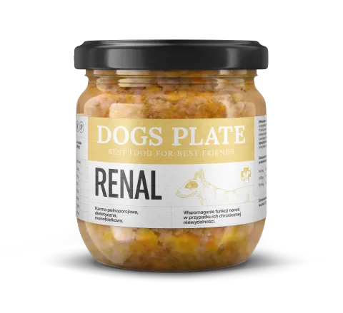 Dogs Plate Vet Renal z wieprzowiną 360g