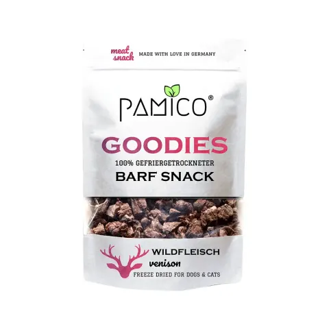 PAMICO Goodies Liofilizowane Mięso z Dziczyzny 50g