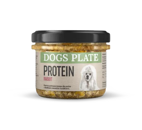 Dogs Plate Protein z mięsem królika 180g