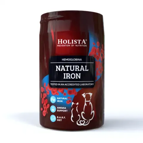 Natural Iron Hemoglobina Holista dla psa i kota 180g