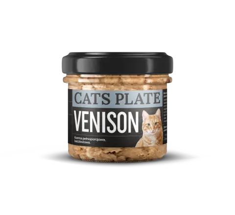 Cats Plate Venison 100g