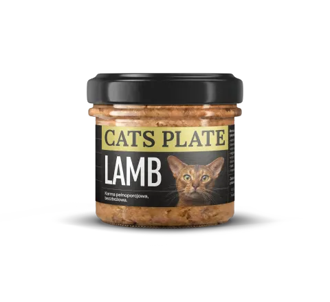 Cats Plate Lamb 100g