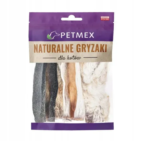 PETMEX Uszy Królika z Futrem 4 szt/25g