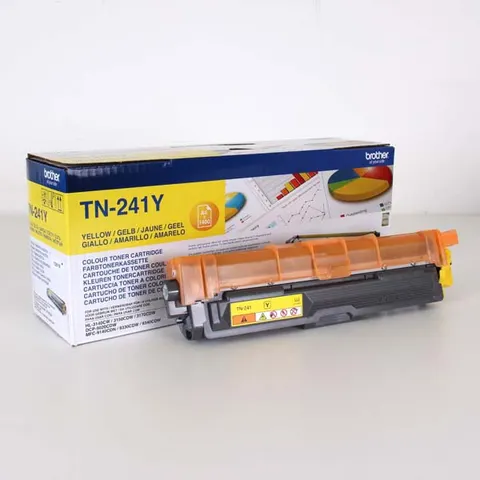 Toner BROTHER TN241Y - żółty, 1400 stron