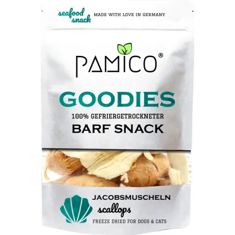 PAMICO Goodies Liofilizowane Przegrzebki 40g