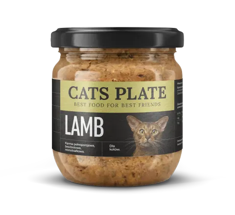 Cats Plate Lamb 360g