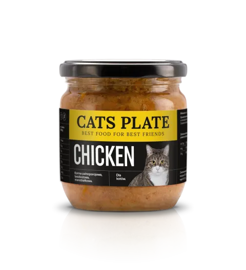 Cats Plate Chicken 360g - Outlet