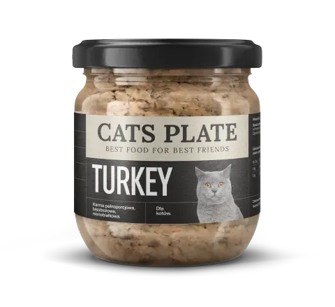 Cats Plate Turkey 360g