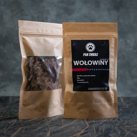 PAN ZWIERZ Naturalne Smaczki z Wołowiny 25g