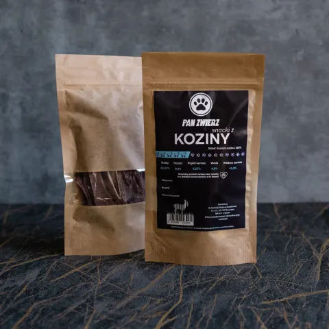 PAN ZWIERZ Naturalne Smaczki z Koziny 25g