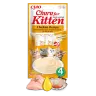 INABA Churu Kitten Chicken - Przysmak o Smaku Kurczaka dla Kociąt 4x14g