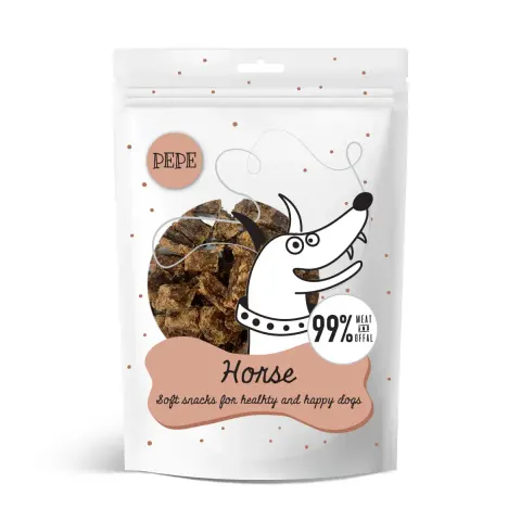 PAKA ZWIERZAKA Przysmak PEPE Horse (koń) 70g