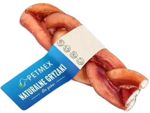 PETMEX Penis wołowy warkocz dla psa 15 cm 1szt
