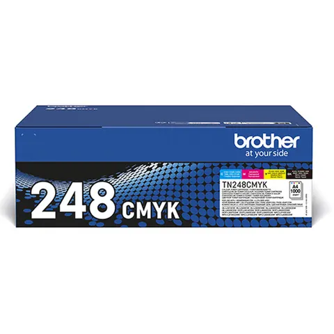Toner BROTHER TN248VAL - CMYK, 4x1000 stron