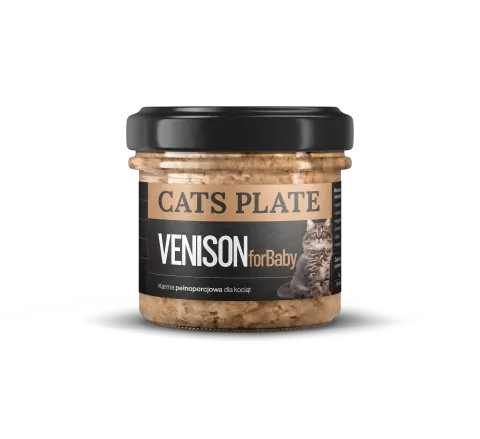 Cats Plate for Baby Venison 100g