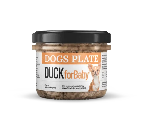Dogs Plate for Baby Duck 180g