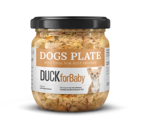 Dogs Plate for Baby Duck 360g