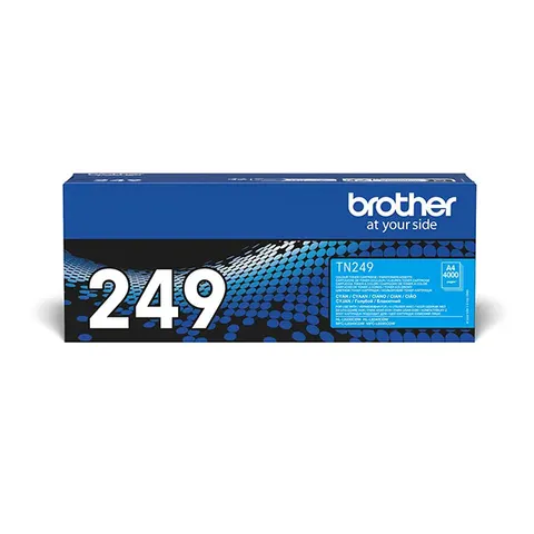 Toner BROTHER TN249C - cyan, 4000 stron