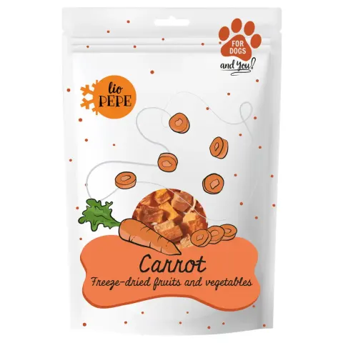 PAKA ZWIERZAKA Przysmak Lio PEPE Carrot (marchewka) 25g