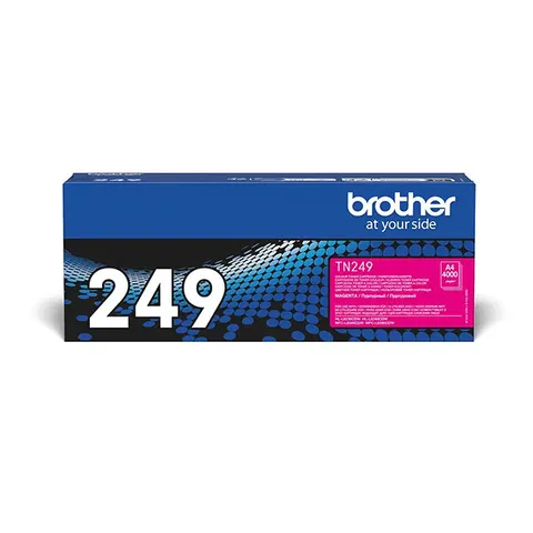 Toner BROTHER TN249M - magenta, 4000 stron