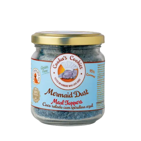 Cooka’s Cookies MERMAID DUST Topper z kokosem i spiruliną 65g