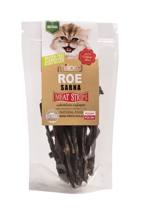 MILORD Sarna w paskach dla kota 40g